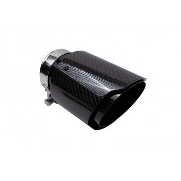 Endrohr 114mm Eingang 76mm Carbon Gloss Endrohr 114mm Eingang 76mm Carbon Gloss