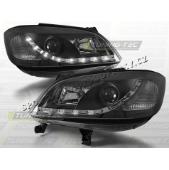 OPEL ZAFIRA 1999–05 FRONT CLEAR LIGHTS DAYLIGHT LED BLACK