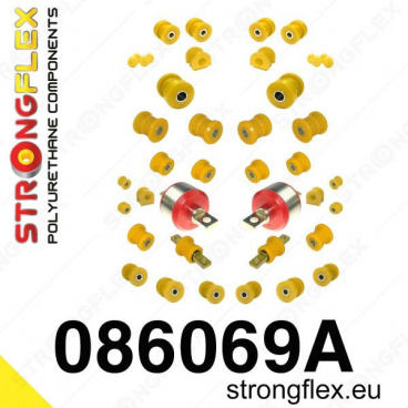 Honda CRX 1992-97 StrongFlex Sport kompletter Satz Silentblöcke 36-tlg
