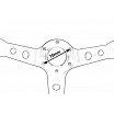 Sportlenkrad RS-TYPE schwarz 350 mm