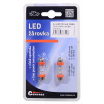Glühbirne 4LED 12V suf. SV8.5 38mm rot 2 Stk