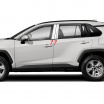 Fensterverkleidung aus Edelstahl Toyota C-HR 2016-23