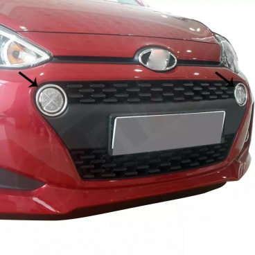 Nebelscheinwerferabdeckungen aus Edelstahl für Hyundai I10 2016+