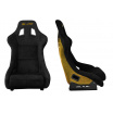 Sportstuhl SLIDE KS2 Premium Schwarzer Velours Goldener Glanz
