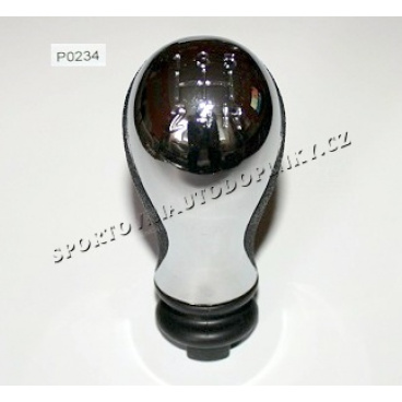 Schalthebelkopf schwarz Citroen C5, Xsara, Berlingo Chrom Schalthebelkopf schwarz Citroen C5, Xsara, Berlingo Chrom
