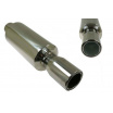 TurboWorks Sportauspuff mit runder Spitze (76 mm Einlass)