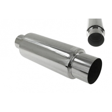 TurboWorks Sportauspuff mit runder Spitze und 76 mm Einlass