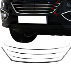 Edelstahl-Kühlerlamellen 4 Stück Hyundai ix35 2010+