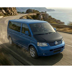 Motorhaubenabdeckung schwarz Carbon VW T5 2003-10