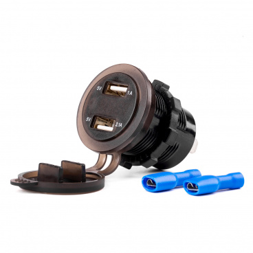 Ladegerät 2xUSB 12/24V MOD-0612V 24V MOD-06 AMiO-02856 Ladegerät 2xUSB 12/24V MOD-0612V 24V MOD-06 AMiO-02856