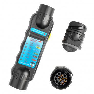 Tester für Anhängersteckdosen und -stecker 7/13PIN AMIO-03225