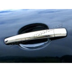 Peugeot 207 - Edelstahl-Chrom-Kurbelabdeckungen OMSA Tuning