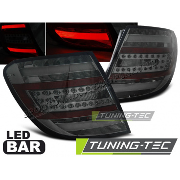 Mercedes C-Klasse W204 Kombi 2007-10 Rückleuchten rot getönte LED-Leiste