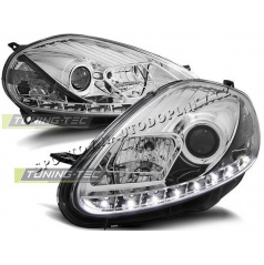 Klare Frontleuchten für Fiat Grande Punto 2008–09, Tageslichtchrom