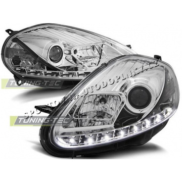 Klare Frontleuchten für Fiat Grande Punto 2008–09, Tageslichtchrom