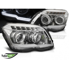 Mercedes GLK X204 06.2008-08.2012 Frontleuchten Tube Light Chrom