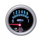 Zusatzwecker Race Sport Öldruck 52 mm schwarz