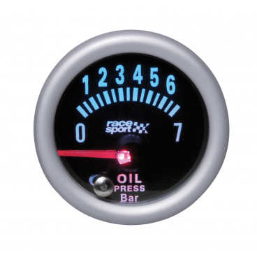 Zusatzwecker Race Sport Öldruck 52 mm schwarz Zusatzwecker Race Sport Öldruck 52 mm schwarz