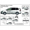 Schutzleisten für die Türseiten, Seat Alhambra II, 2010+