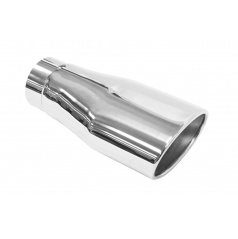 Ovale Endkappe aus Edelstahl 115x83 mm