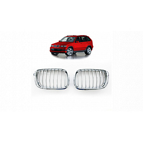 Grill BMW X5 E53 einzelne Rippe Chrom