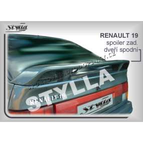 RENAULT 19 HTB (89-96) Heckspoiler. untere Tür (EU-Homologation)