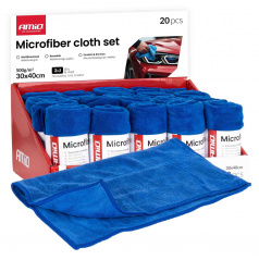 Mikrofaser-Tücher Set 20 Stück. 500 g/m² 30x40 cm