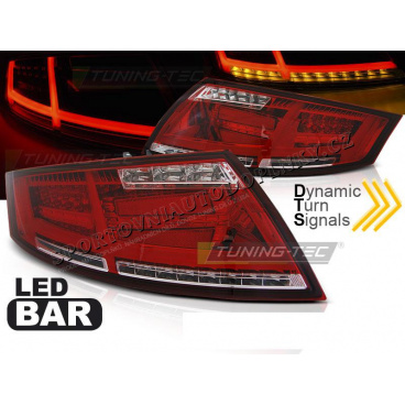 Audi TT 04.2006-02.2014- Rückleuchten rot weiß LED BAR