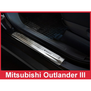 Edelstahl-Einstiegsleisten 4 Stück Mitsubishi Outlander 3 2012-16