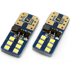 Glühbirne 12 SMD UltraBright LED T10 (W5W) 12V/24V weiß CAN-BUS