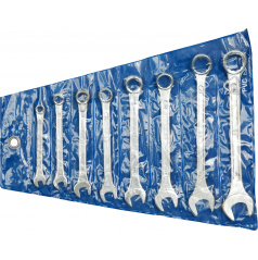 Satz mit 8 Steckschlüsseln 6 - 19 mm