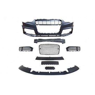 Frontstoßstange + Chrom-Schwarz Gitter Audi A5 8T 13-16 RS5 Stil