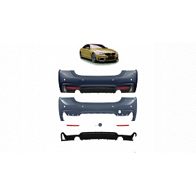 BMW 4 F32 F33 F36 Heckstoßstange mit Diffusor