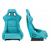 Sportsitz SLIDE KS2 Premium Meeresblau Velours & Meeresblau Glitzer