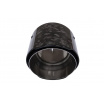 Endrohr 114mm Eingang 70mm Carbon Gloss