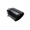 Endrohr 89mm Eingang 76mm Carbon Gloss