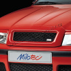 Milotec-Maske mit schwarzem Kühlergrill, Škoda Octavia I Facelift