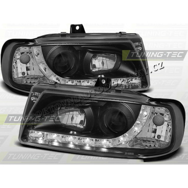 SEAT IBIZA/CORDOBA 1993–99 KLARES VORDERE LICHTER, TAGESLICHT-LED, SCHWARZ