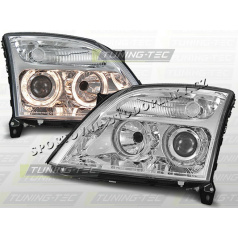 OPEL VECTRA C 2002-05 FRONTKLARLEUCHTEN ANGEL EYES CHROM