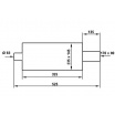 Sportauspuff TurboWorks ovale Spitze 3