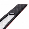 Türkantenschutz Carbon Schwarz mit orangefarbenem Reflektor mit Klebeband 4 Stück
