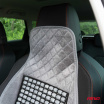 Sitzbezug mit Perlen grau 45x120cm