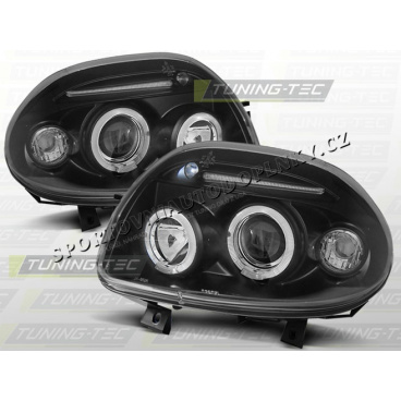 RENAULT CLIO II 1998–01 ANGEL EYES SCHWARZE VORDERE KLARE LICHTER