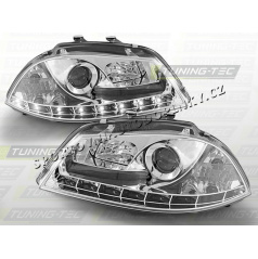 SEAT IBIZA 2002–08 KLARES VORDERE LICHTER, TAGESLICHT, LED, CHROM