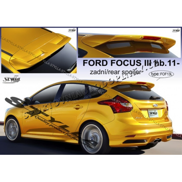 Ford Focus III htb 2011- Heckspoiler (EU-Homologation)