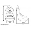Sporthartschale A1 Racing Monza schwarz/rot