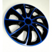 Radkappen Quad Bicolor Blue 13-16"