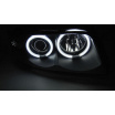 Audi A4 11.1994-12.1998 Angel Eyes CCFL schwarze klare Frontscheinwerfer