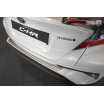 Edelstahlabdeckung – Schutz der Schwelle der hinteren Stoßstange Toyota C-HR 2016+ Boden