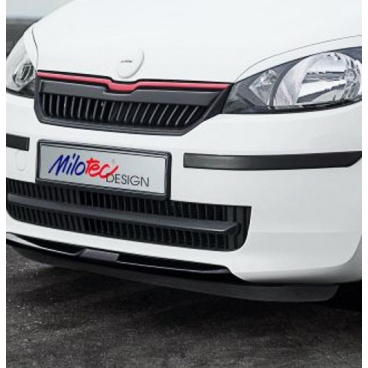 Rennstreifen auf der Frontschürze - Škoda Citigo vonv. 2012 Rennstreifen auf der Frontschürze - Škoda Citigo vonv. 2012